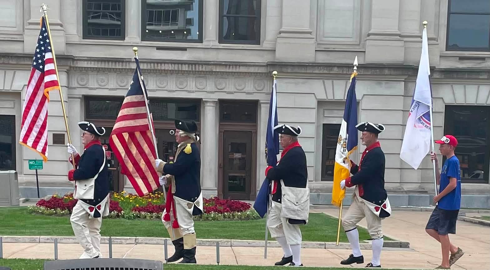 250th annual reading of the Declaration of Independence at the Allen County Courthouse